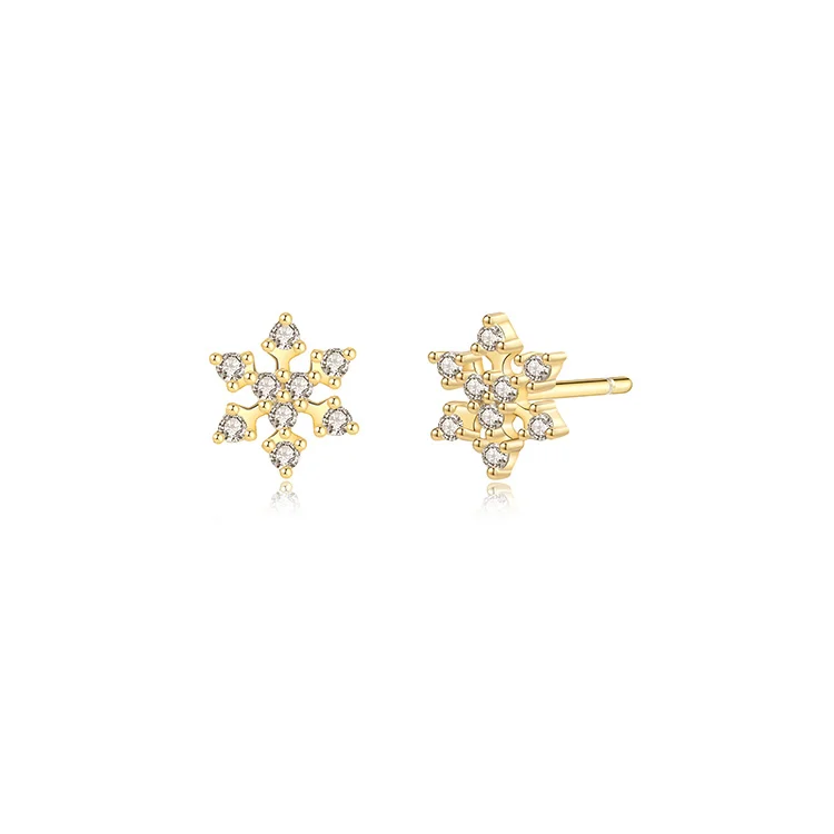 Six Star Zircon Earrings SES00967