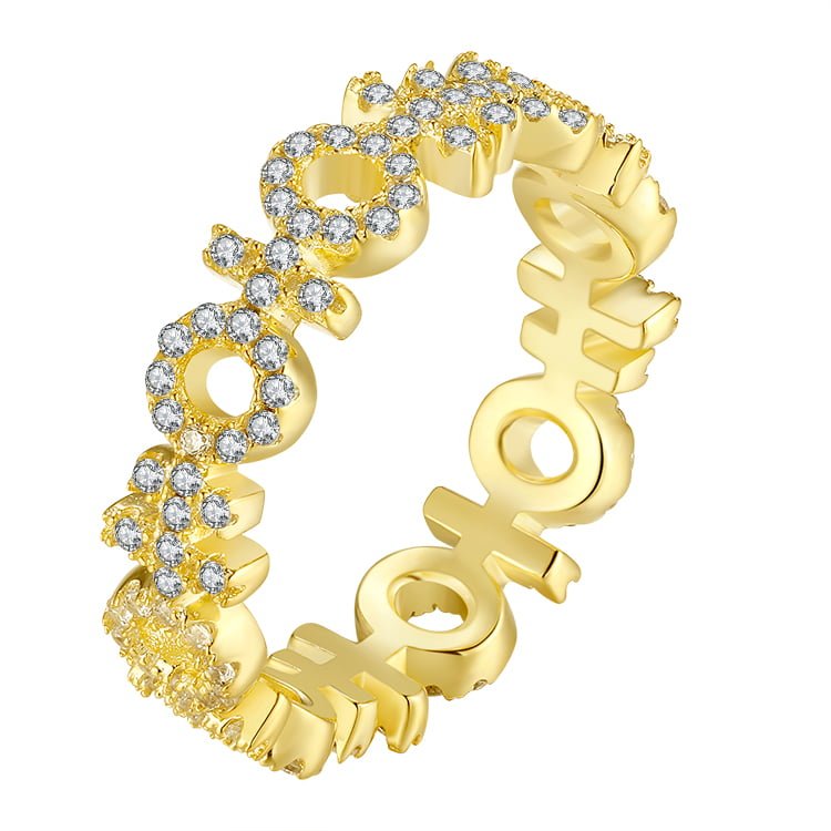 Grid Zircon Ring SRS00973