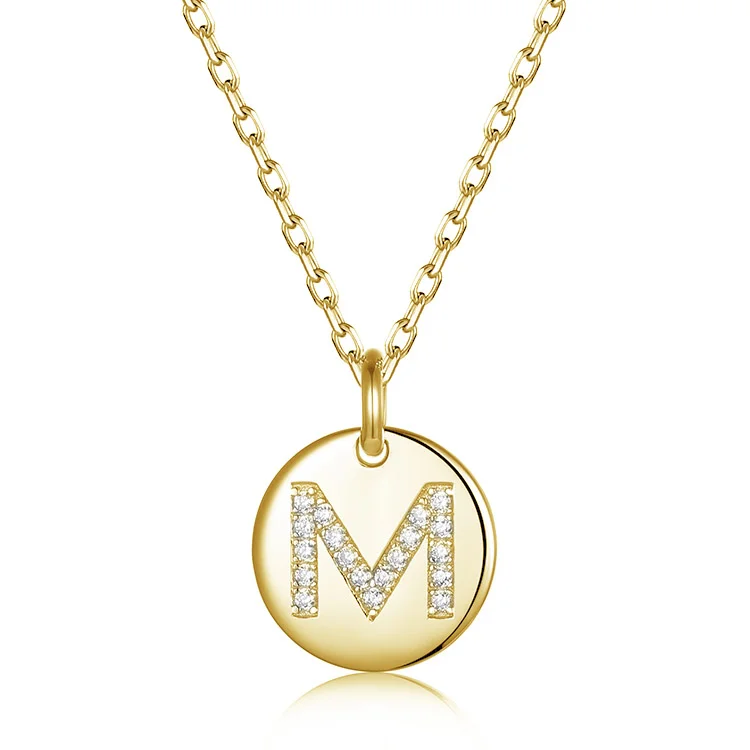 M Zircon Necklac SNS00999