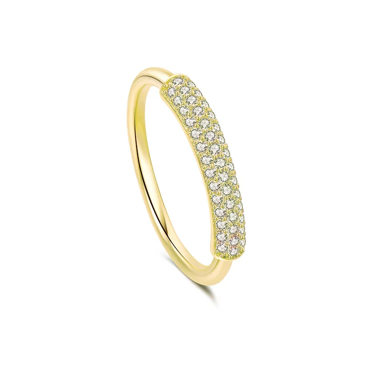 Plain Ring Zircon Ring SRS01035