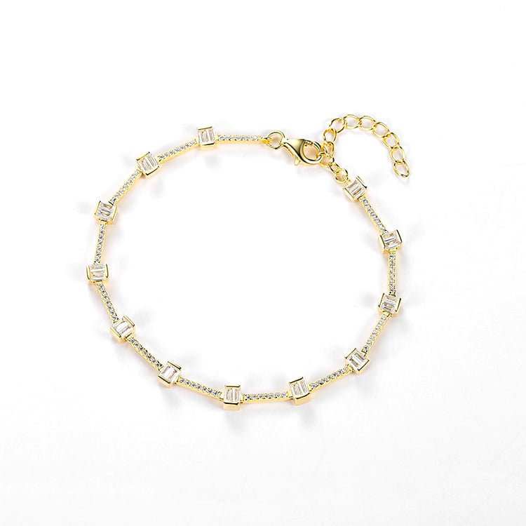 Square Zircon Bracelet SBS01050
