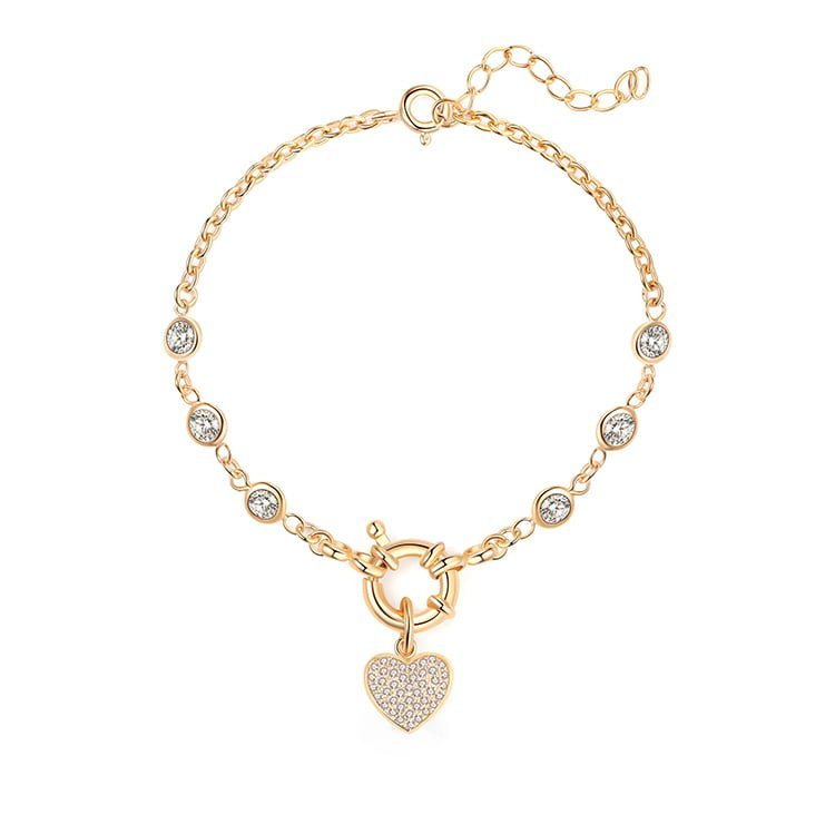 Heart shaped bracelet SBS01093
