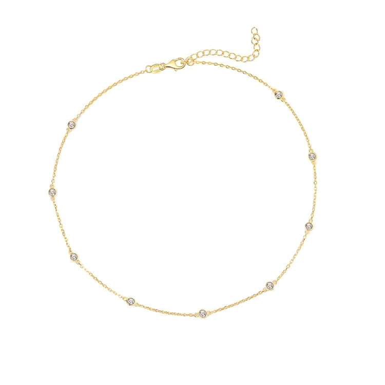Exquisite Zircon Necklace SNS01097