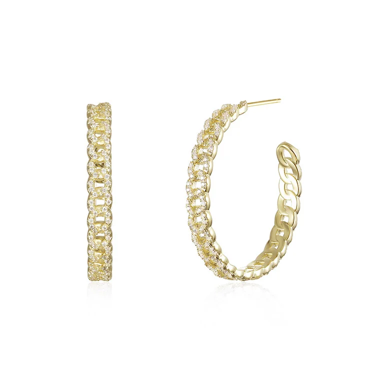 Cuban earrings SES00924