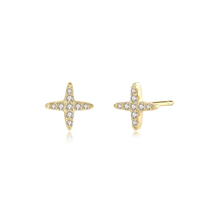 Cross earrings SES01126