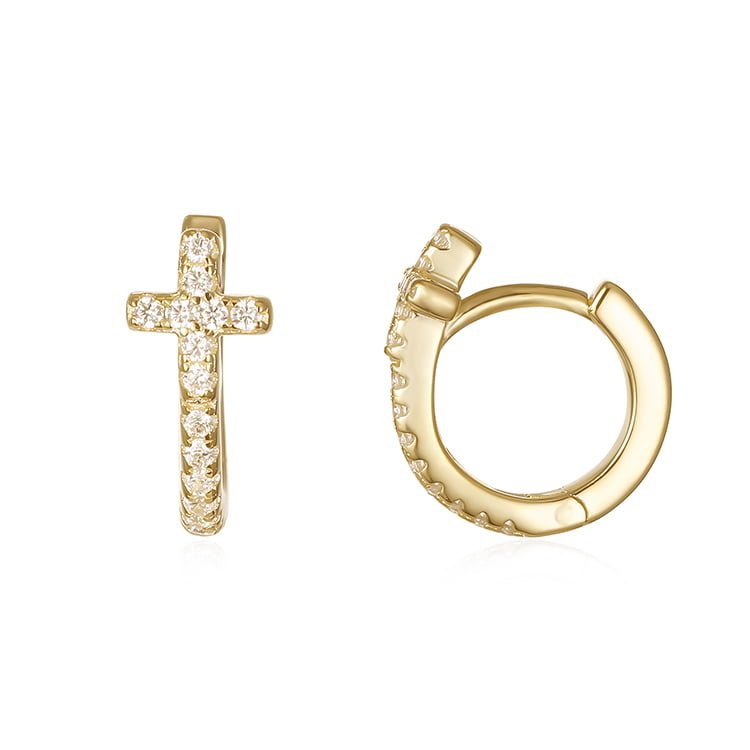Cross earrings SES01155