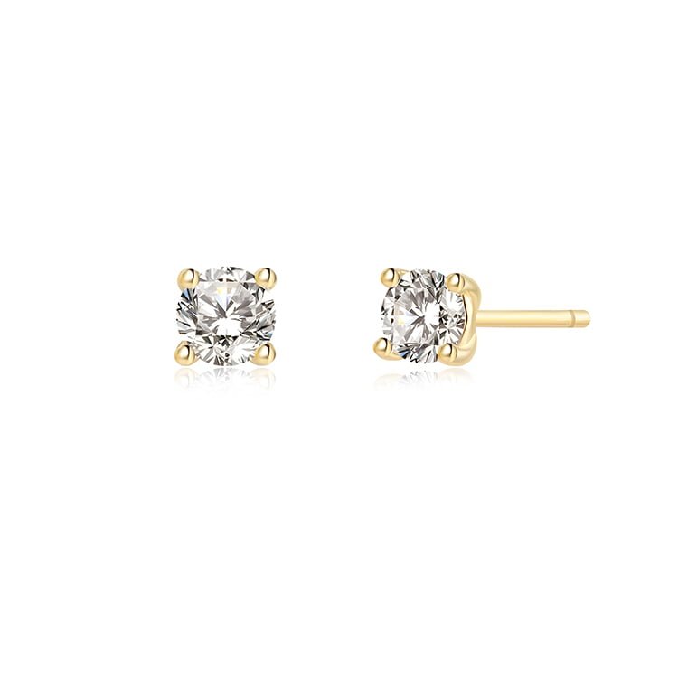 Single stone earrings SES01159