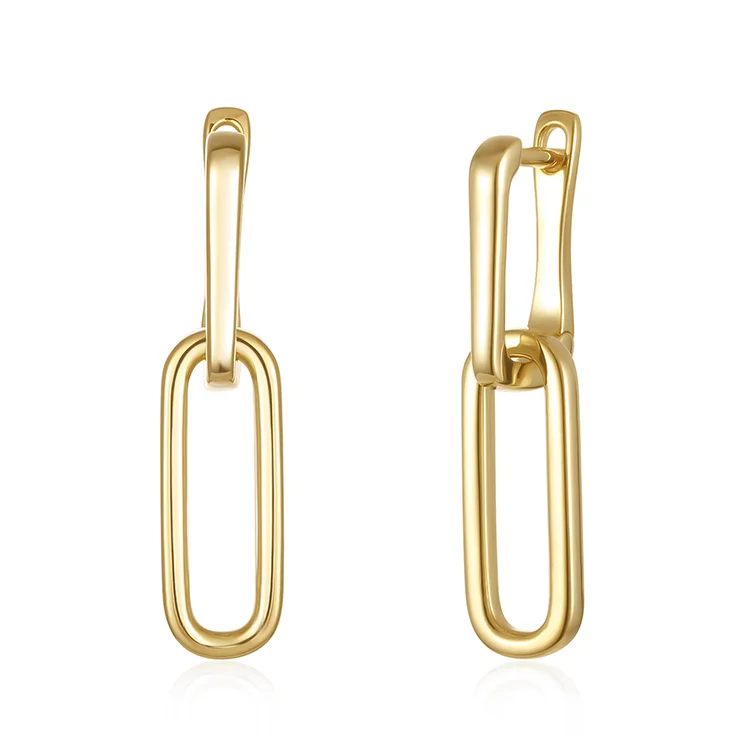 hanging chain earrings SES01246