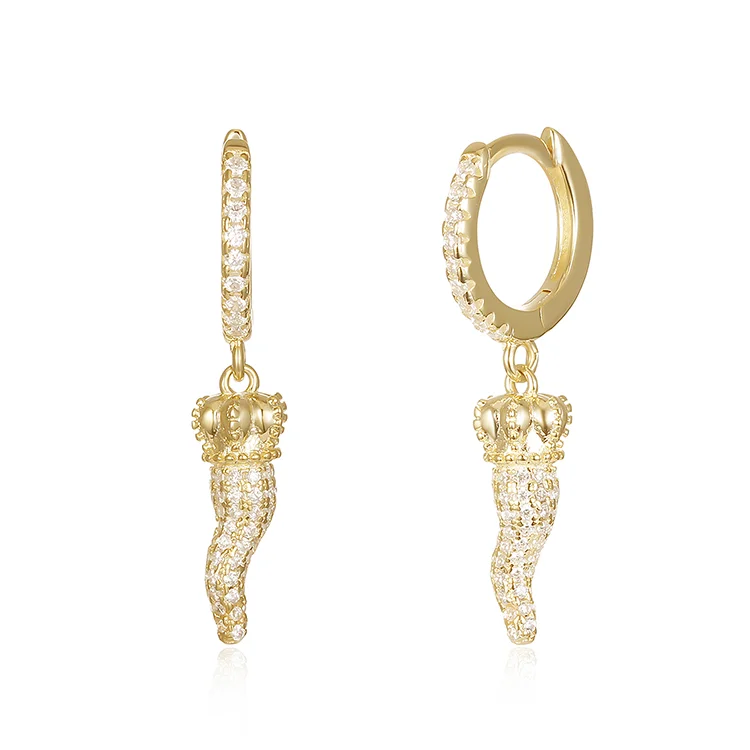 Carrot drop earrings SES01261