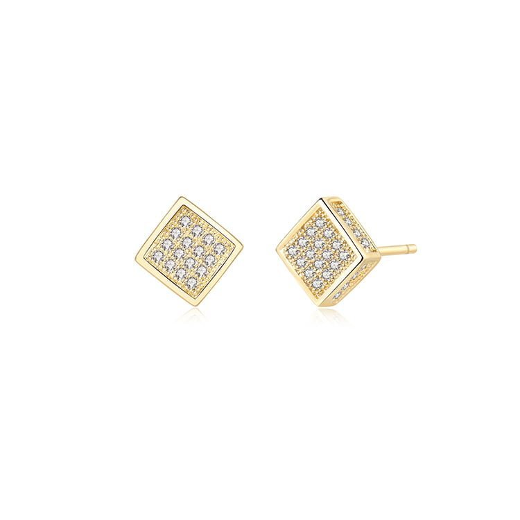 Square earrings SES01114