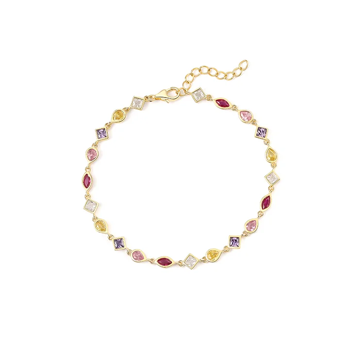 Rainbow Zircon Bracelet SBS01275