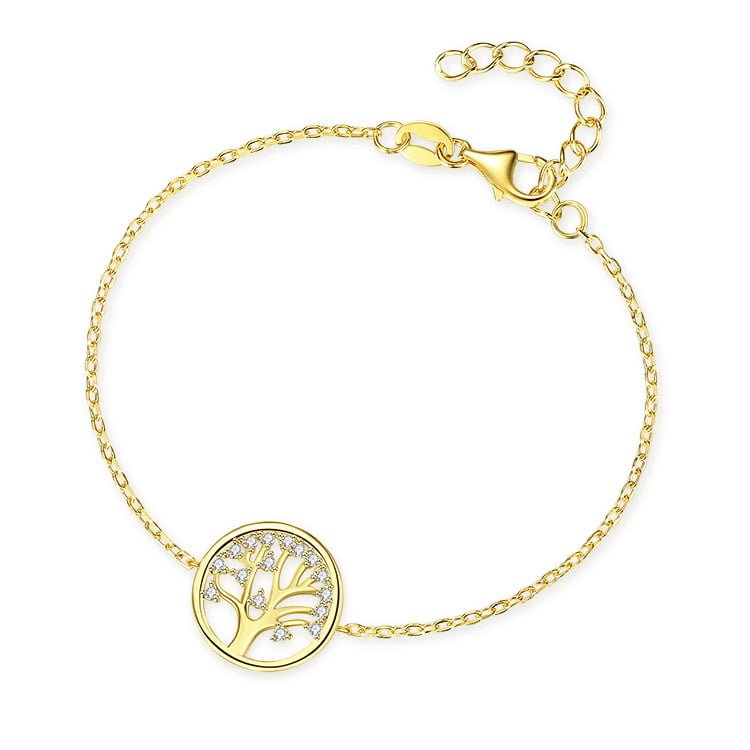 Tree shaped coin bracelet SBS01287