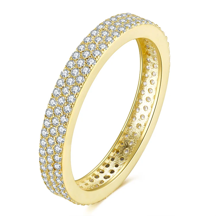 Three Row Zircon Ring SRS00945