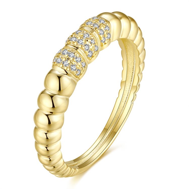 Wave Point Zircon Ring SRS00951
