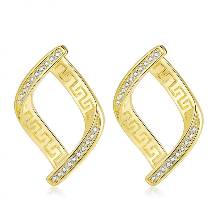 streamlined eye earrings SES01312