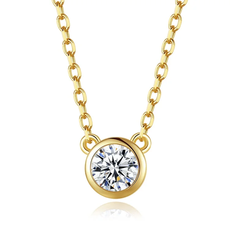Bear Zircon Necklace SNS01325
