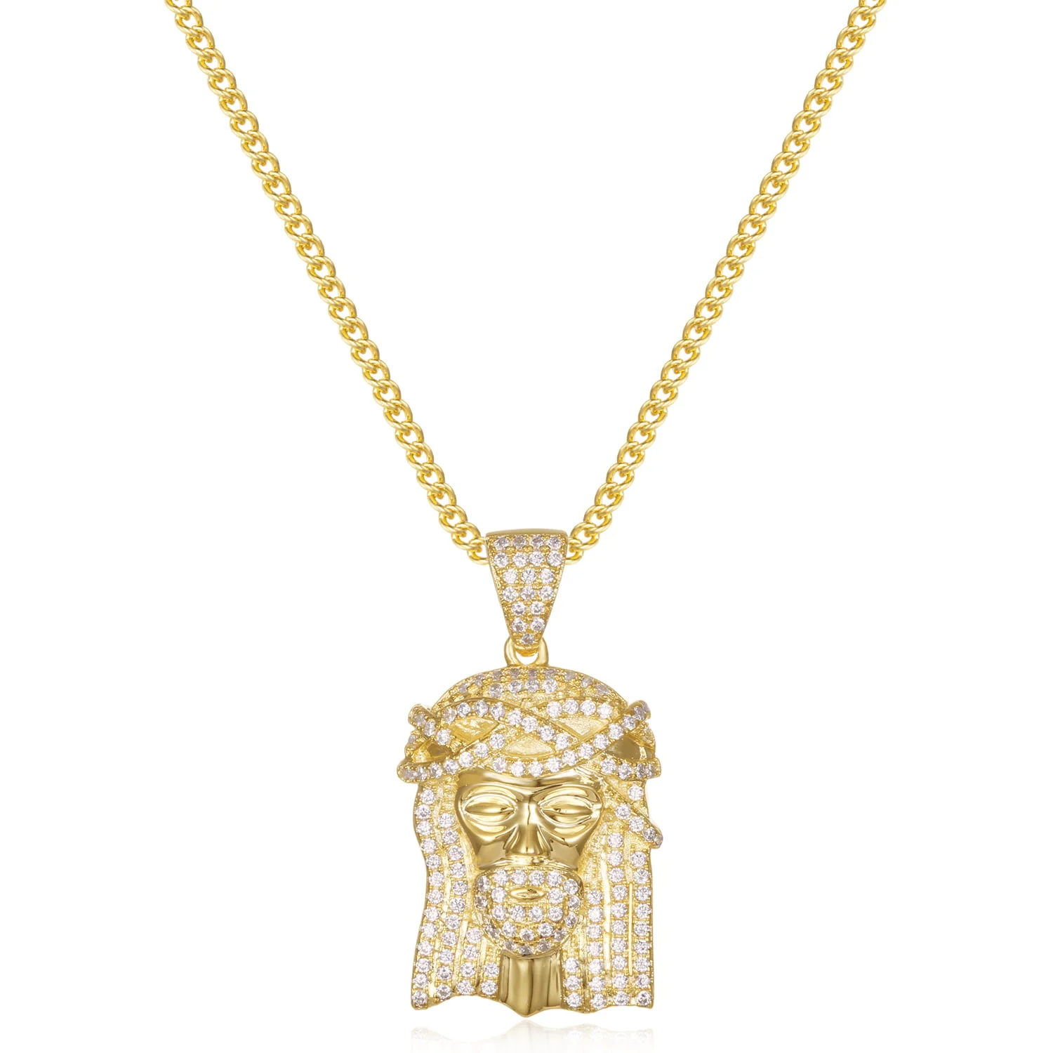 Jesus head pendant necklace SNS01367