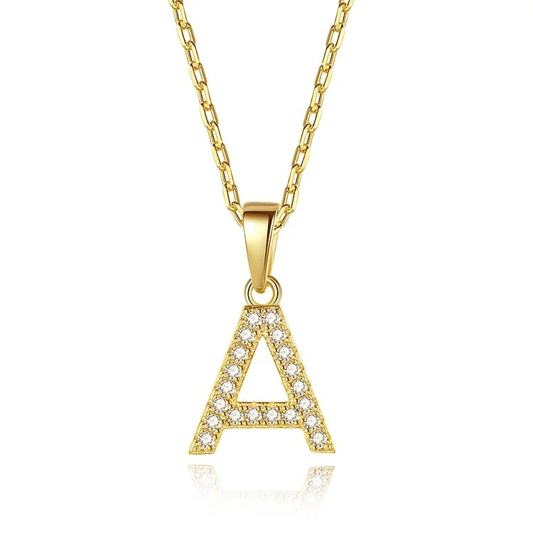 A pendant zircon necklace SNS01373