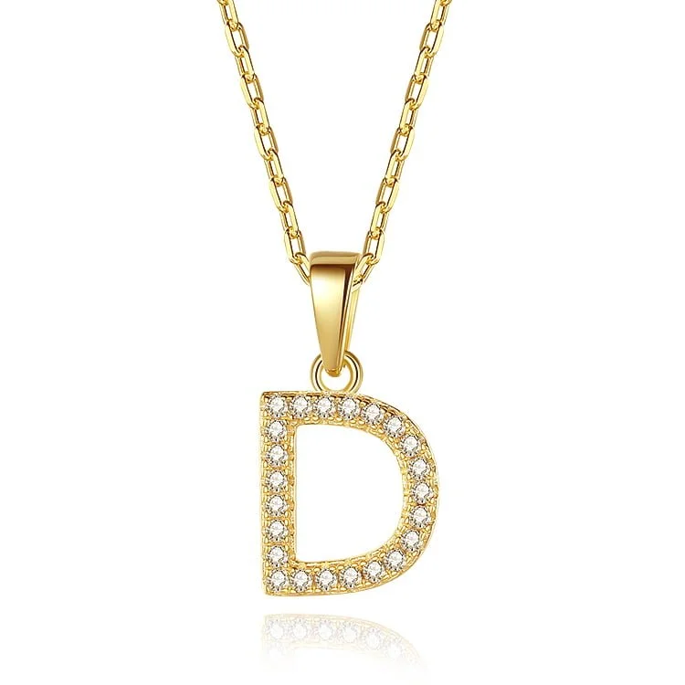 D pendant zircon necklace SNS01376