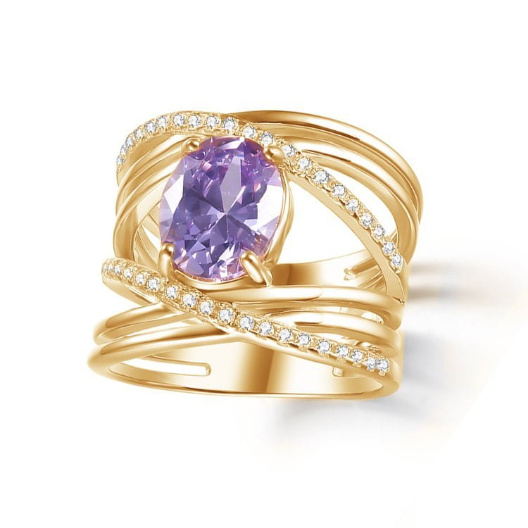 Thorns Interlaced Ring SRS01391