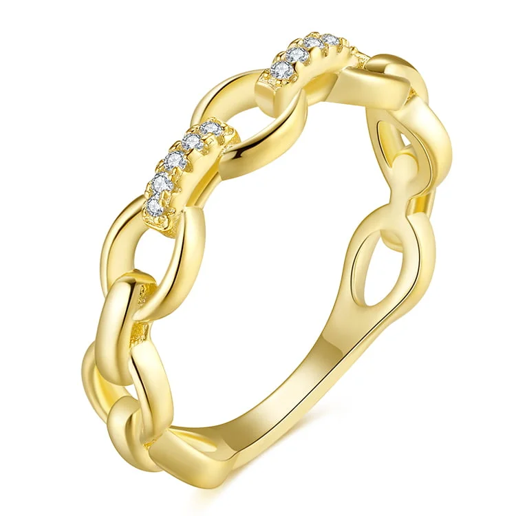chain stone ring SRS01397