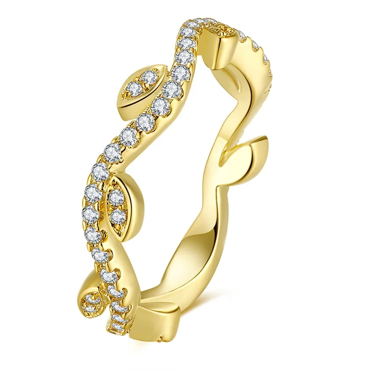 Zircon Accented Vine Ring SRS01476