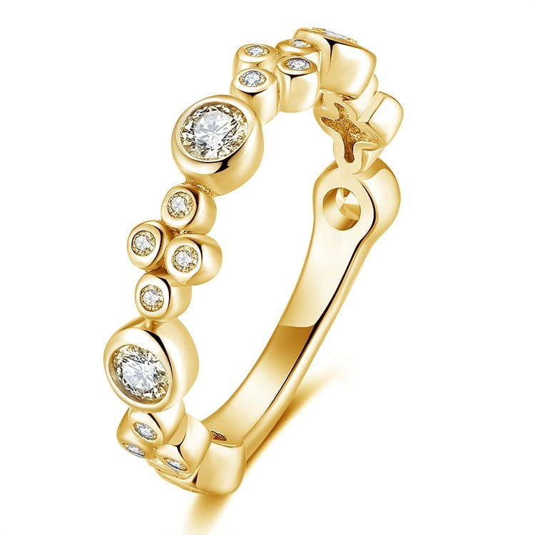 Zircon polka dot ring SRS01478