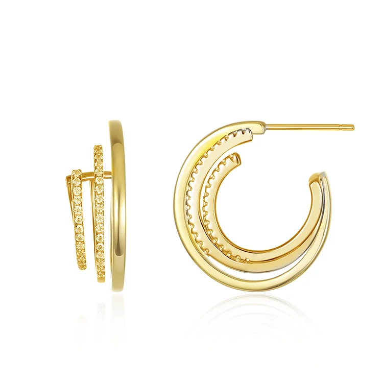zircon earrings SES01518