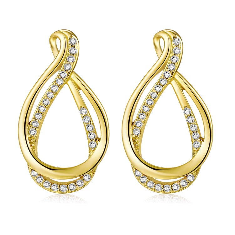 Double layer drop earrings SES01533