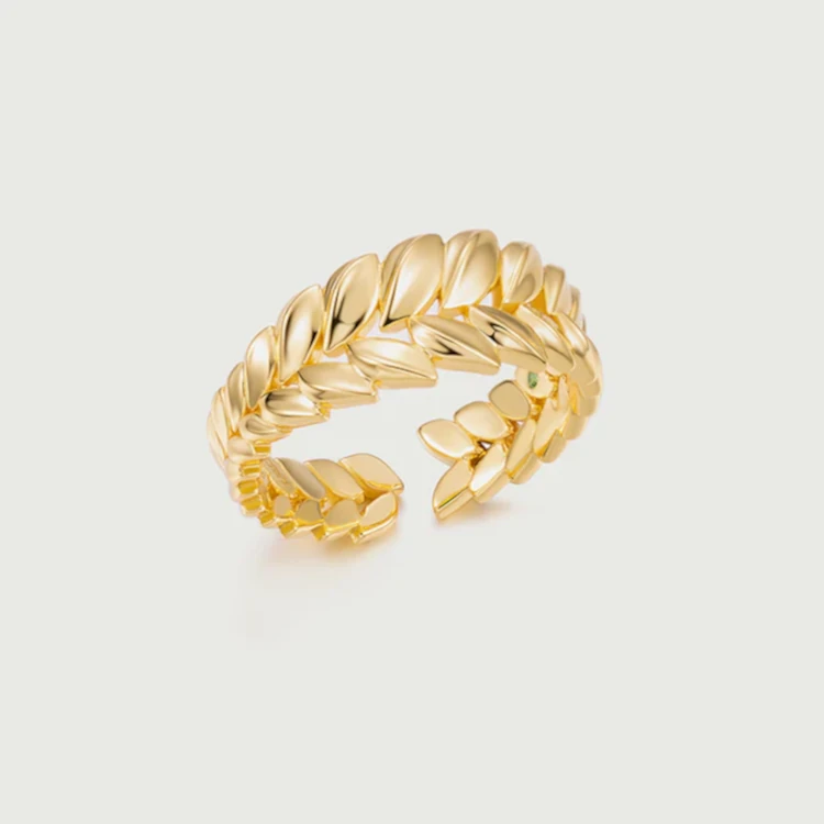 leaves rings