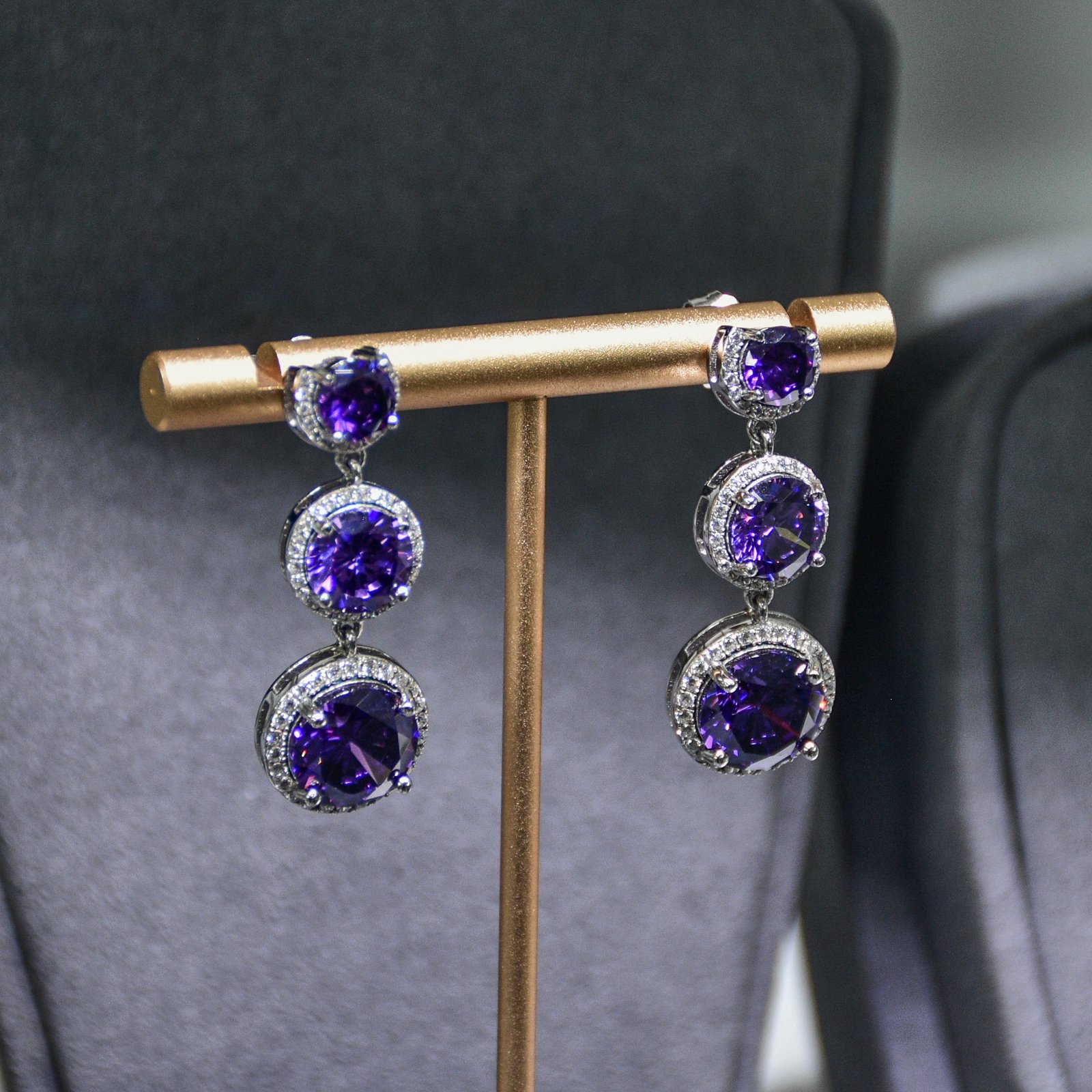 The Regal Purples Amethyst and Tanzanite
