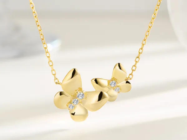 gold vermeil necklace