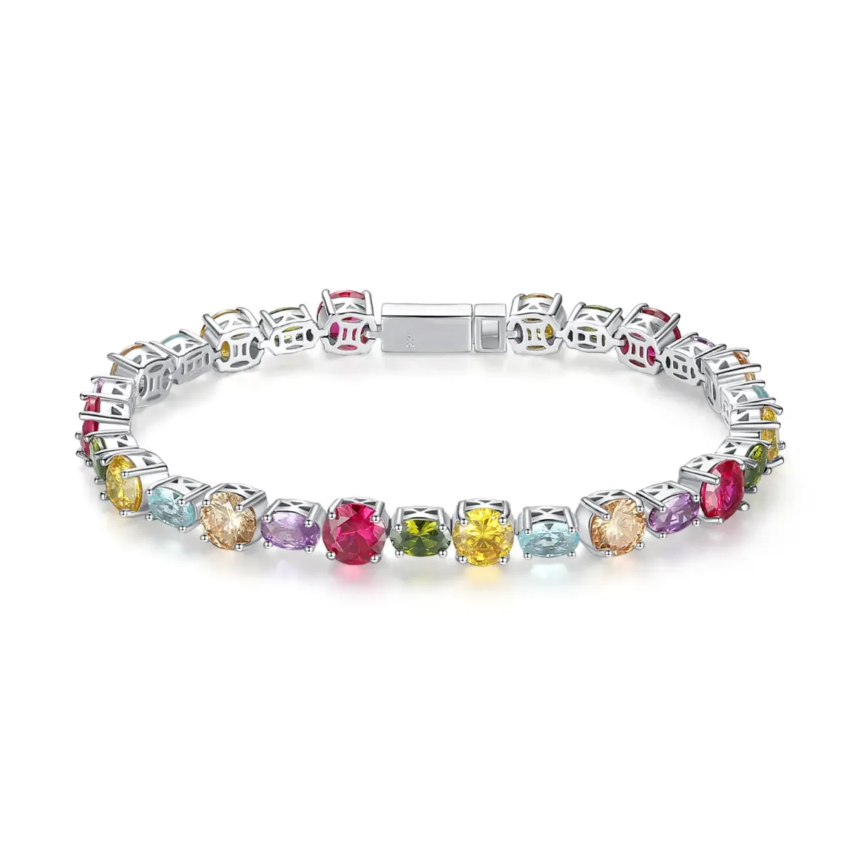color stone silver bracelet custom sterling silver bracelets