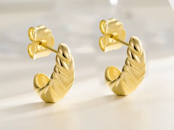 gold vermeil earrings