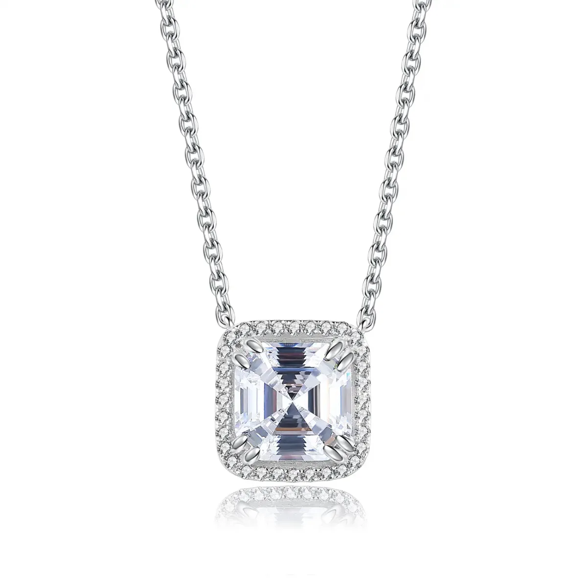 sterling silver diamond necklace custom sterling silver