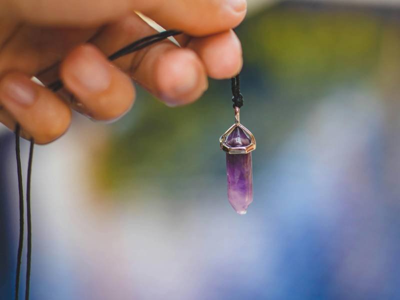 Amethyst necklace